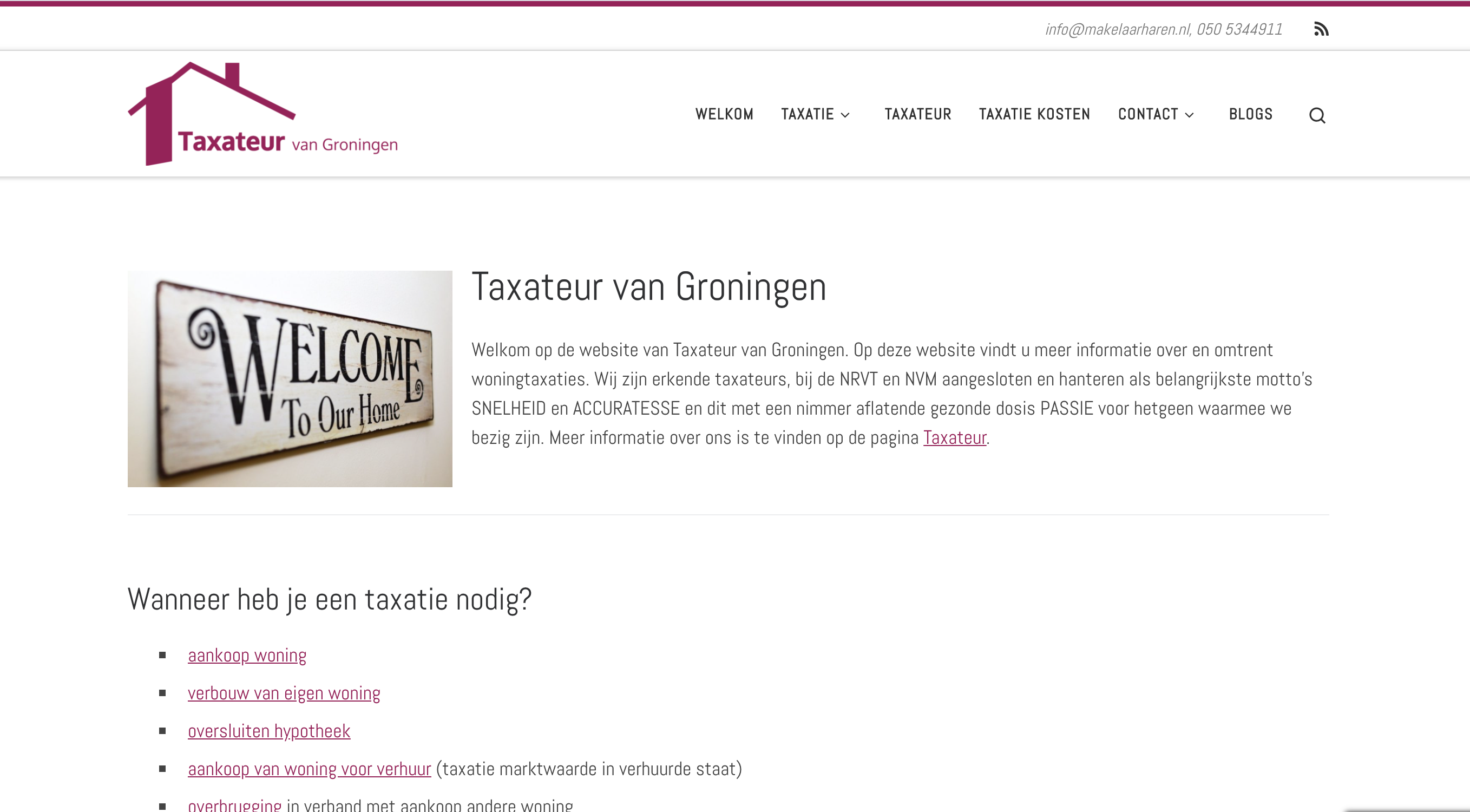 DaaromM Taxateur van Groningen